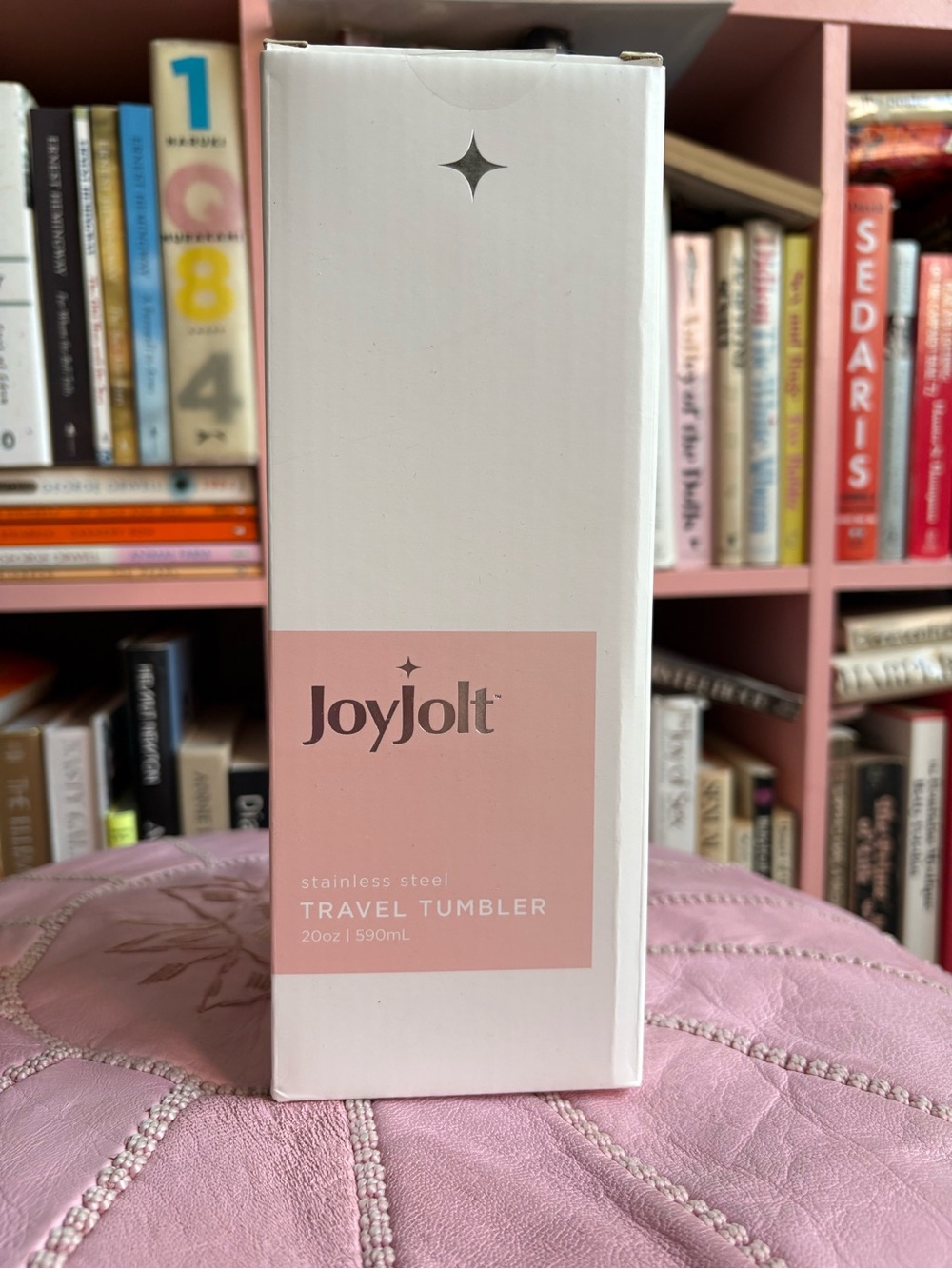 JoyJolt Travel Tumbler - Blush Pink